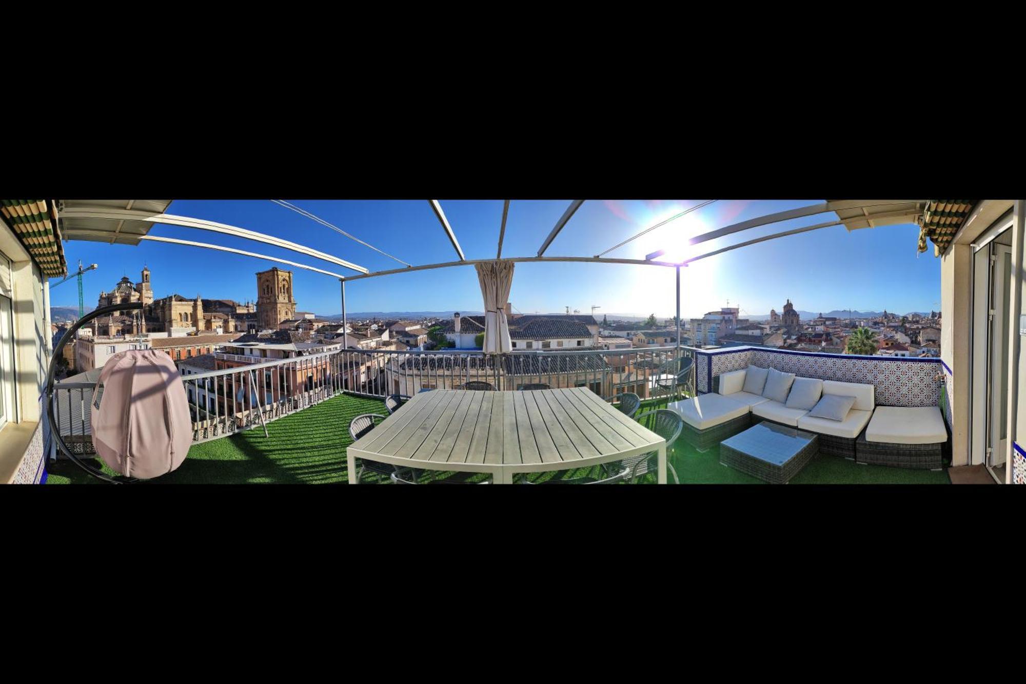 Atico Panorama Catedral Apartment Granada Bagian luar foto