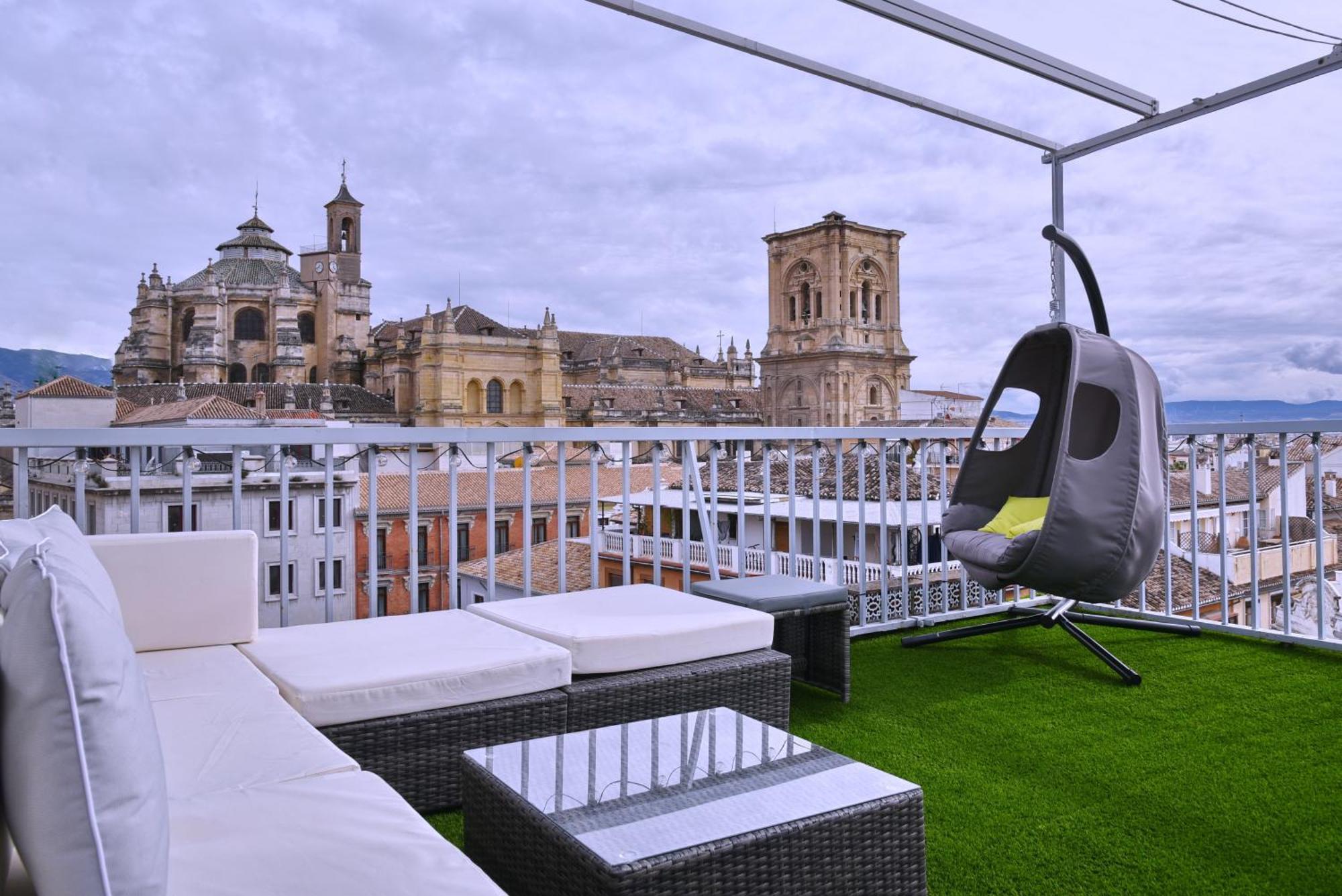Atico Panorama Catedral Apartment Granada Bagian luar foto