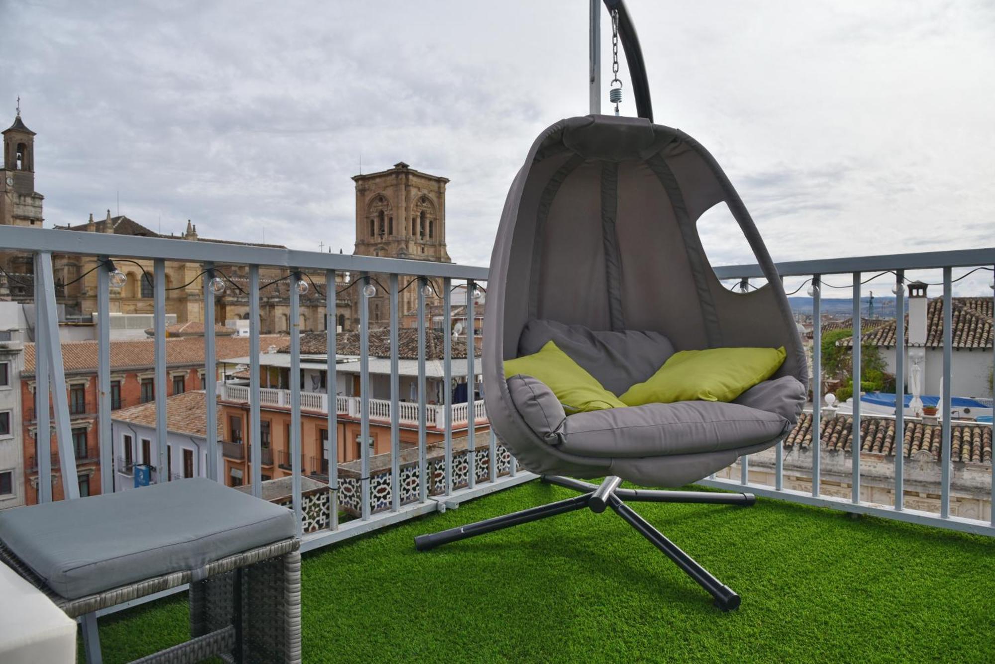 Atico Panorama Catedral Apartment Granada Bagian luar foto