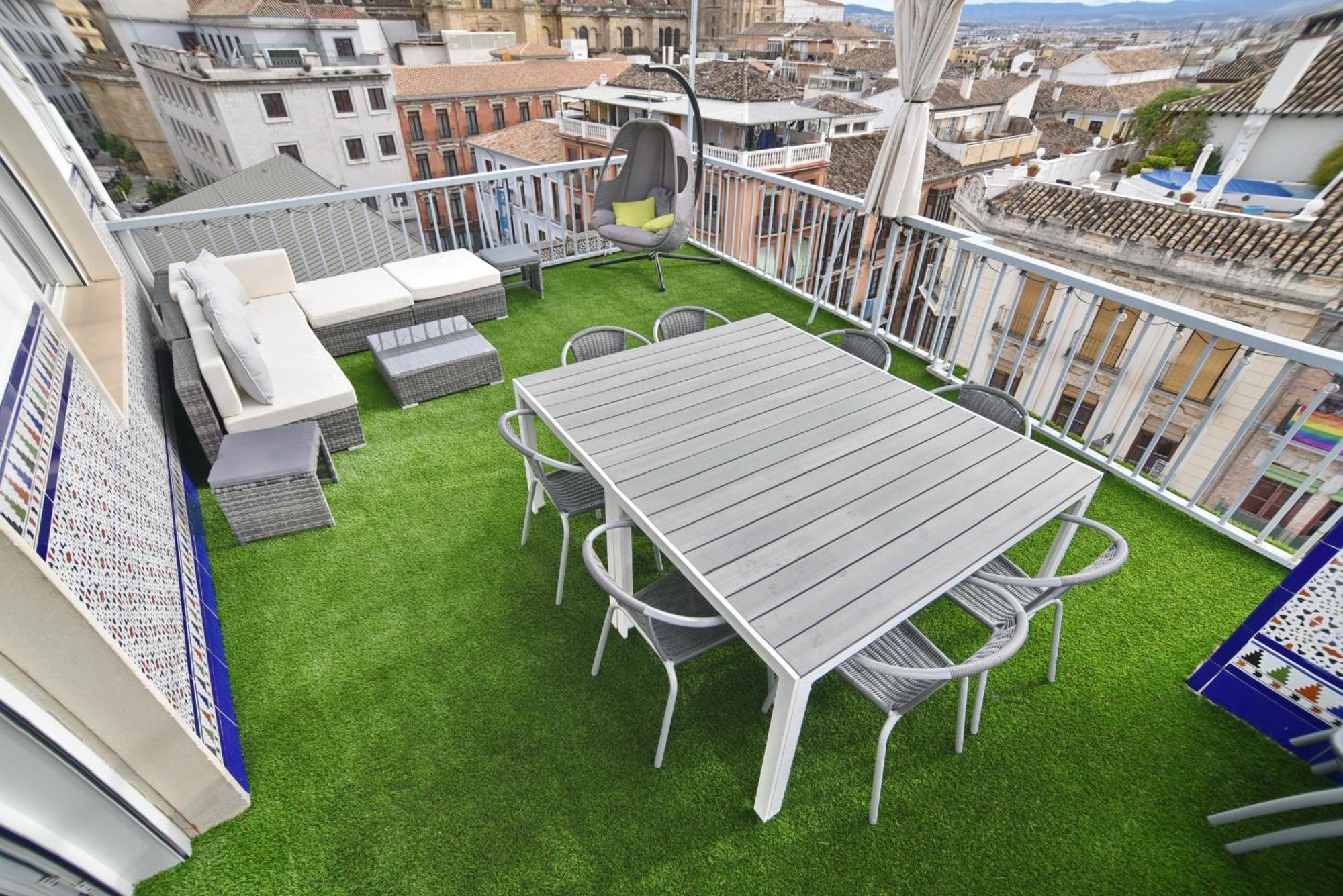 Atico Panorama Catedral Apartment Granada Bagian luar foto