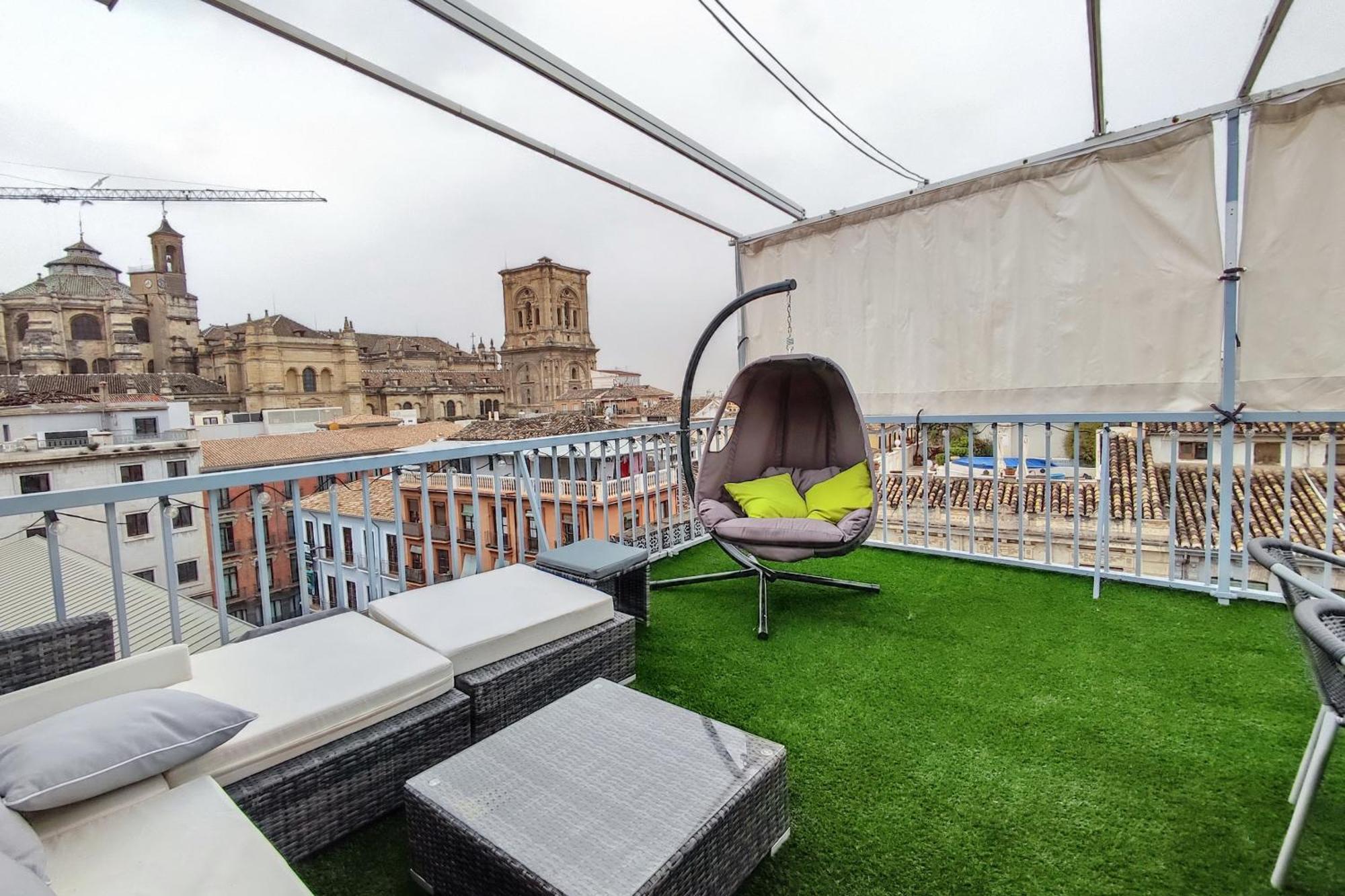 Atico Panorama Catedral Apartment Granada Bagian luar foto