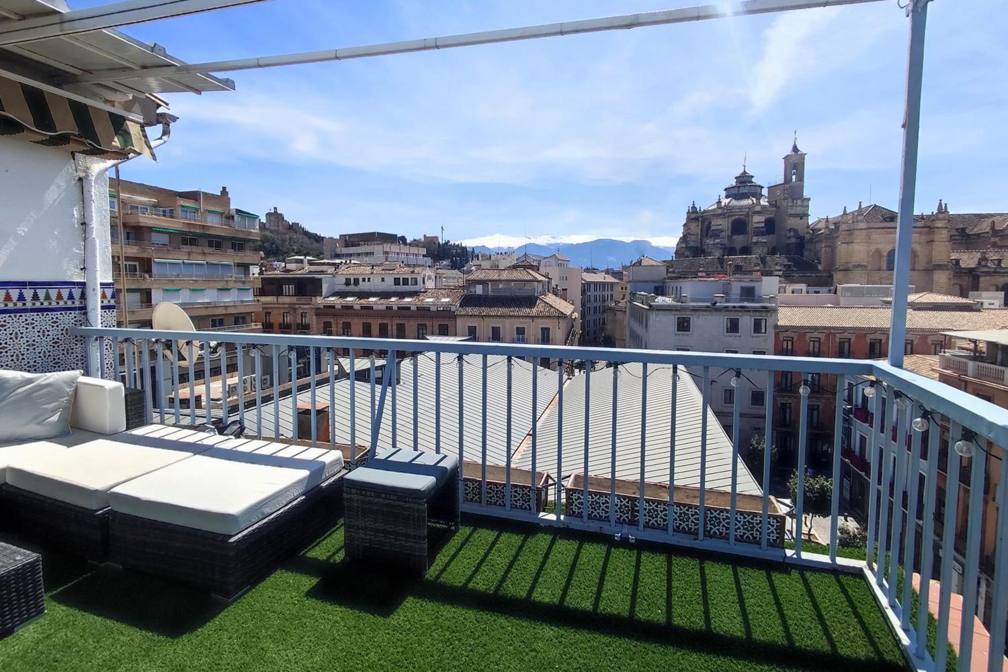 Atico Panorama Catedral Apartment Granada Bagian luar foto