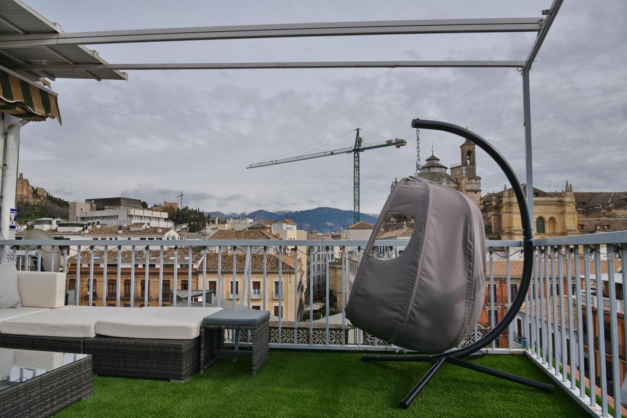 Atico Panorama Catedral Apartment Granada Bagian luar foto